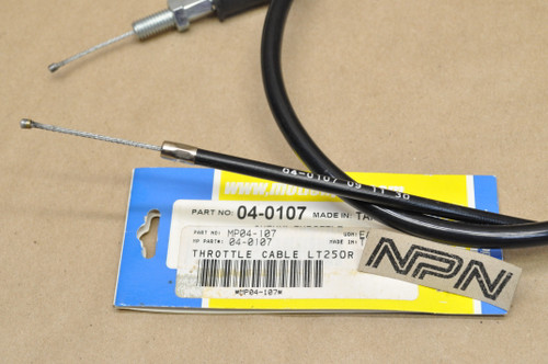 NOS Suzuki 1985-92 LT250 R Motion Pro Throttle Cable 04-0107 / 58300-19A00