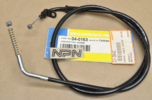 NOS Suzuki 1989-96 GS500 Motion Pro Starter Choke Cable 04-0163 / 58410-01D00