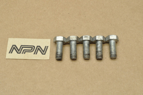 Vintage OEM Yamaha RD350 RD250 RD400 Bolt 8x20 Quantity of 5
