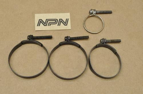 Vintage OEM Yamaha RD250 RD350 RD400 Tube Pipe Clamp Band Lot