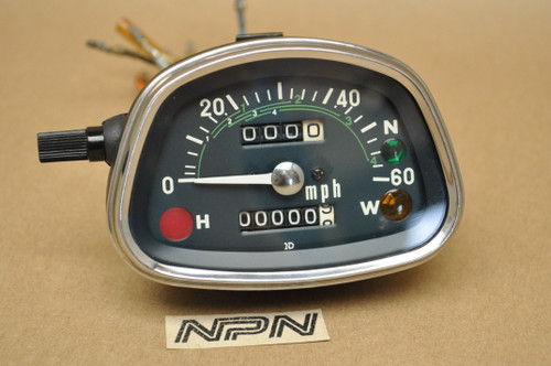 NOS Honda CT90 Trail 90 K4 Speedometer Assembly 37200-102-702