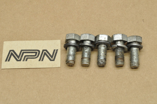 Vintage OEM Yamaha RD350 RD250 RD400 Bolt & Washer 8x20 Quantity of 5