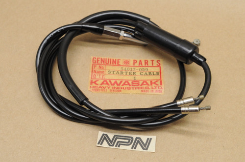 NOS Kawasaki 1976 KH250 1976-78 KH400 1973-75 S1 S3 Starter Choke Cable 54017-059
