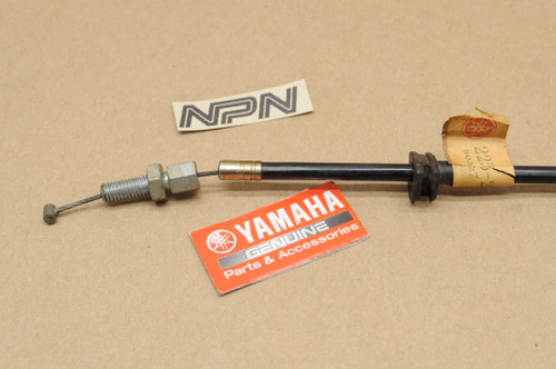 NOS Yamaha 1969-1970 L5T Oil Pump Cable 225-26320-00