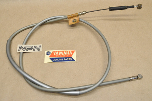 NOS Yamaha 1970-71 HT1 1972 LT2 Front Brake Cable w/ Rubber Boot 276-26341-00