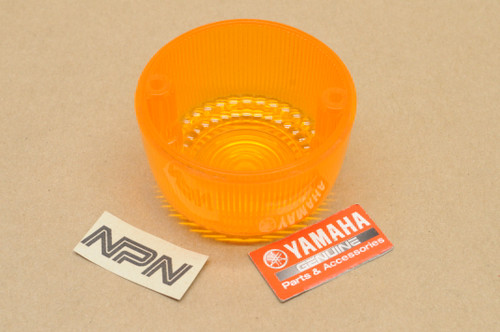 NOS Yamaha LC50 MJ50 QT50 RX50 Turn Signal Flasher Blinker Lens 3L8-83312-60