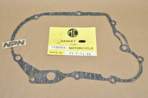 NOS Yamaha G6 G7 L5T YG5 YL2 YLCM Crank Case Clutch Cover Gasket 164-15451-01