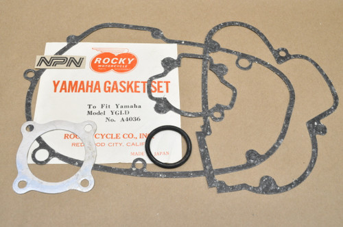NOS Yamaha YG1 YG1T Rocky Japan Complete Engine Motor Gasket Kit A4036