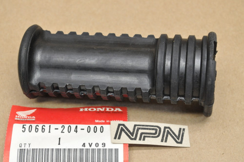 NOS Honda CA160 CA95 Foot Rest Step Peg Rubber 50661-204-000