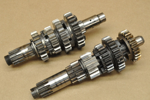 Vtg OEM Yamaha YDS3 Transmission Main Drive Axle Shaft Gear Lot 156-17421-00