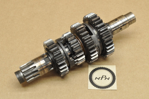 Vtg OEM Yamaha YDS3 Transmission Drive Axle Shaft Gear Lot 156-17421-00