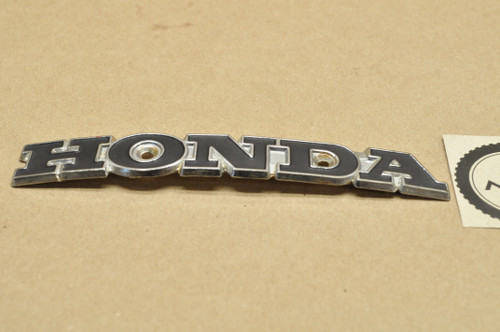 Vintage OEM Honda ATC90 K0 Fuel Gas Tank Left Emblem Badge A 87123-918-000