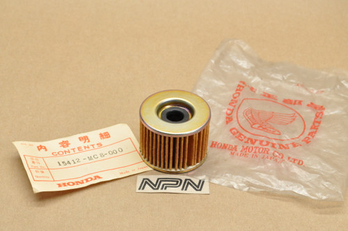 NOS Honda 1982-83 FT500 Ascot Oil Filter Element 15412-MC8-000