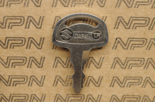 NOS Suzuki Motorcycle Ignition Lock Double Groove Key # 108