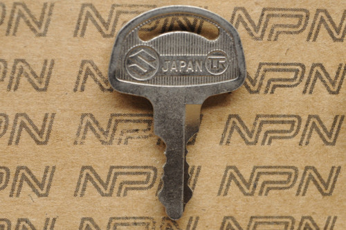 NOS Suzuki Motorcycle Ignition Lock Double Groove Key # 408