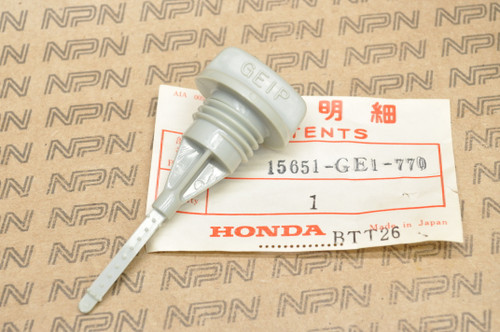 NOS Honda CH80 Elite 80 Engine Oil Level Dip Stick 15651-GE1-770