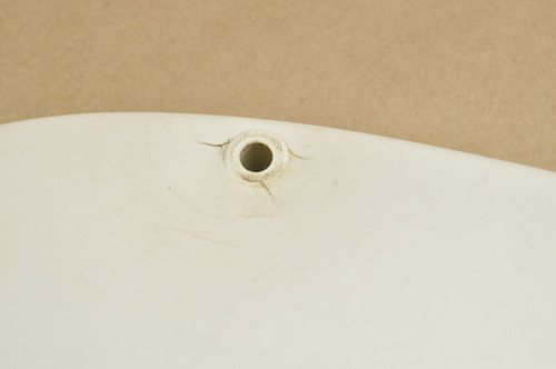 Vtg OEM Honda C100 C102 CM91 Battery Box Right Side Cover White AS IS 83600-003-010 A