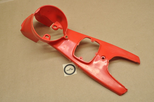 Vtg OEM Honda C100 C102 C105 T Headlight Bucket Case Cover in Red 61301-001-020 C