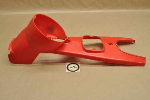 Vtg OEM Honda C100 C102 C105 T Headlight Bucket Case Cover in Red 61301-001-020 C
