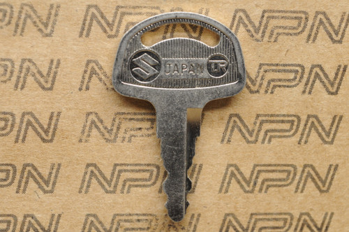 NOS Suzuki Motorcycle Ignition Lock Double Groove Key # 223