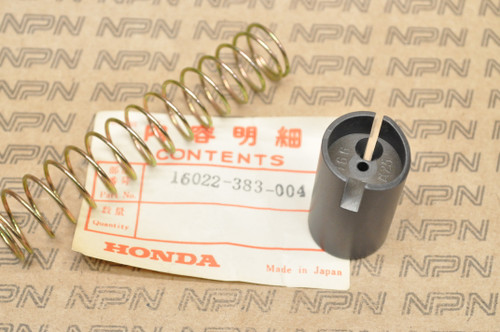 NOS Honda 1976 CB125 S XL125 Throttle Valve Slide & Spring Set 16022-383-004