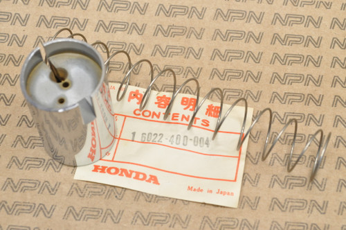 NOS Honda CR125 M Carburetor Throttle Valve Slide & Spring Set 16022-400-004