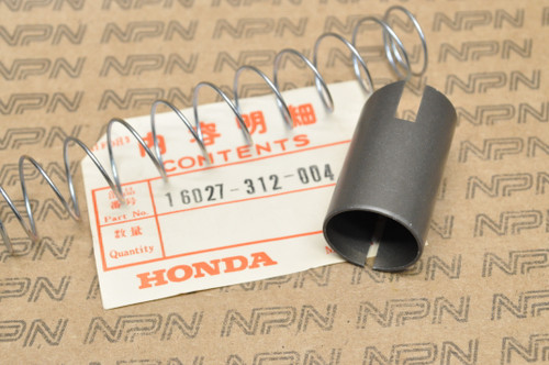 NOS Honda SL350 K1-K2 Carburetor Throttle Valve Slide & Spring Set 16027-312-004