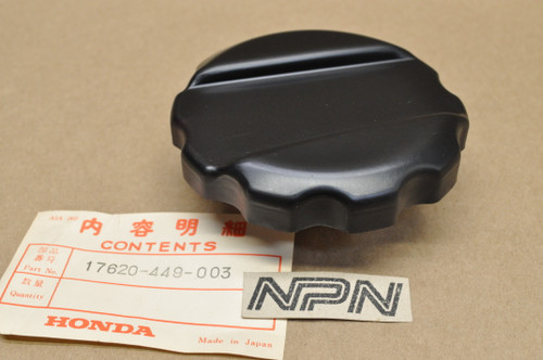 NOS Honda CB400 CB450 CB750 CBX CX500 FT500 Fuel Filler Gas Cap 17620-449-003