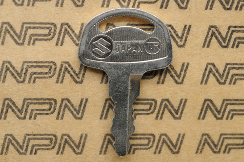 NOS Suzuki Motorcycle Ignition Lock Double Groove Key # 247
