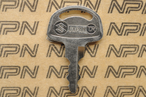 NOS Suzuki Motorcycle Ignition Lock Double Groove Key # 253