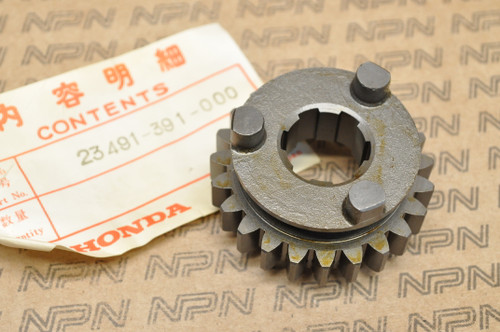 NOS Honda 1976-78 XL175 Counter Shaft Fifth 5th Gear 23T 23491-391-000