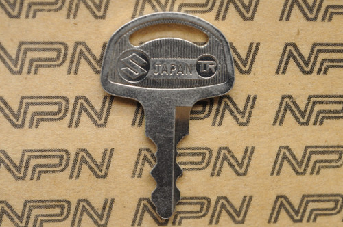 NOS Suzuki Motorcycle Ignition Lock Double Groove Key # 360