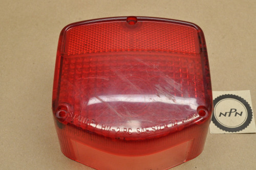 Vtg OEM Honda ATC90 C70 CB450 CL100 CT90 SL350 SL70 XL100 Rear Tail Light Lens 33702-329-671