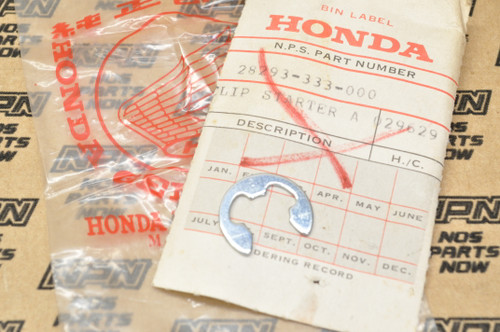 NOS Honda CB350 CB450 CB550 CL450 XL175 XR75 Kick Start Circlip 28293-333-000