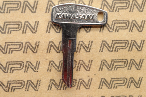 NOS Kawasaki Ignition Switch & Lock Blank Key 27008-1018 # 1018