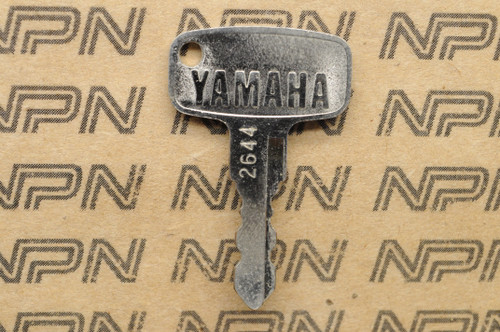 NOS Yamaha Ignition Switch & Lock Key # 2644