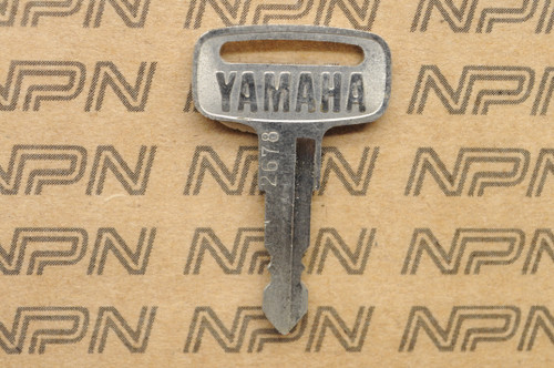 NOS Yamaha Ignition Switch & Lock Key # 2678