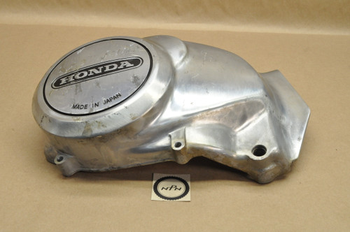 Vtg OEM Honda 1979-81 CM400 A Left Crankcase Stator Magneto Cover 11360-448-000