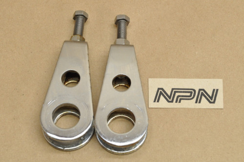 Vtg OEM Honda CB350 CB400 CB450 CL360 CM400 SL350 Chain Adjuster Qty2 40543-471-000