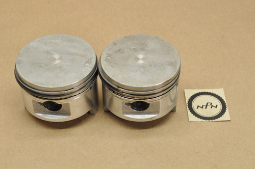 Vtg OEM Honda 1978 CB400 A 1979-81 CM400 A Standard STD Piston Qty2 13101-417-013