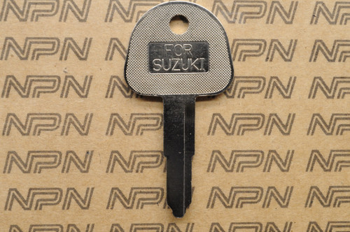 NOS Suzuki Motorcycle Ignition Lock Curtis Blank Key # SU7