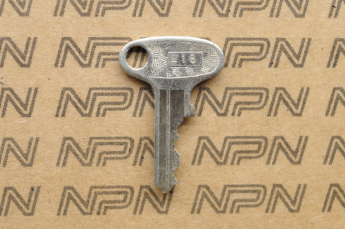 NOS Yamaha Seat Steering Helmet Lock Key # 418