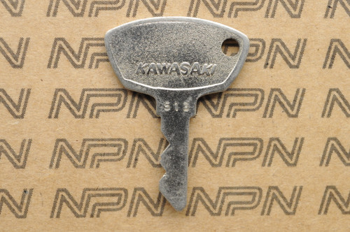 NOS Kawasaki Ignition Switch & Lock Key 27008-016-13 # 513