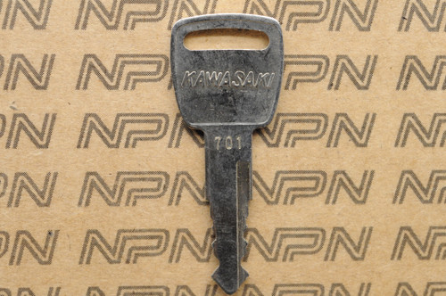 NOS Kawasaki Ignition Switch & Lock Key 27008-042-01 # 701