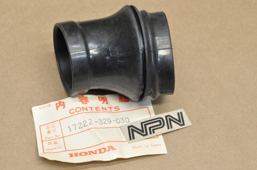 NOS Honda XL250 K0-K2 Air Filter Cleaner Connecting Tube Boot 17222-329-030