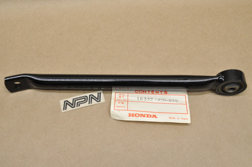 NOS Honda 1976-78 CR125 M Elsinore Exhaust Sub Muffler Stay Bar 18352-400-670