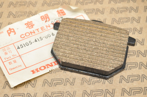 NOS Honda CX500 C CX500 D GL1100 GL1100 I Brake Caliper Pad 45105-415-006