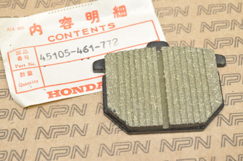 NOS Honda 1981 CB900 C GL1100 Gold Wing Brake Caliper Pad 45105-461-772