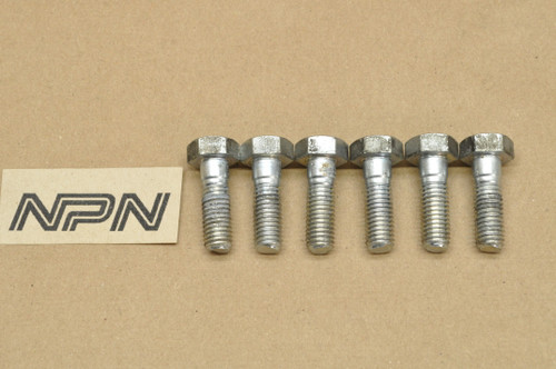 Vtg OEM Yamaha DT1 RD250 RD350 TX500 TX650 TX750 TZ750 XS2 Bolt Qty6 90109-08367