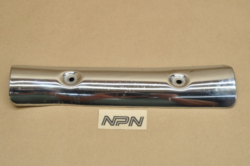 Vtg OEM Honda CB400 CB450 CM400 CM450 Left Exhaust Muffler Heat Shield 18415-413-000